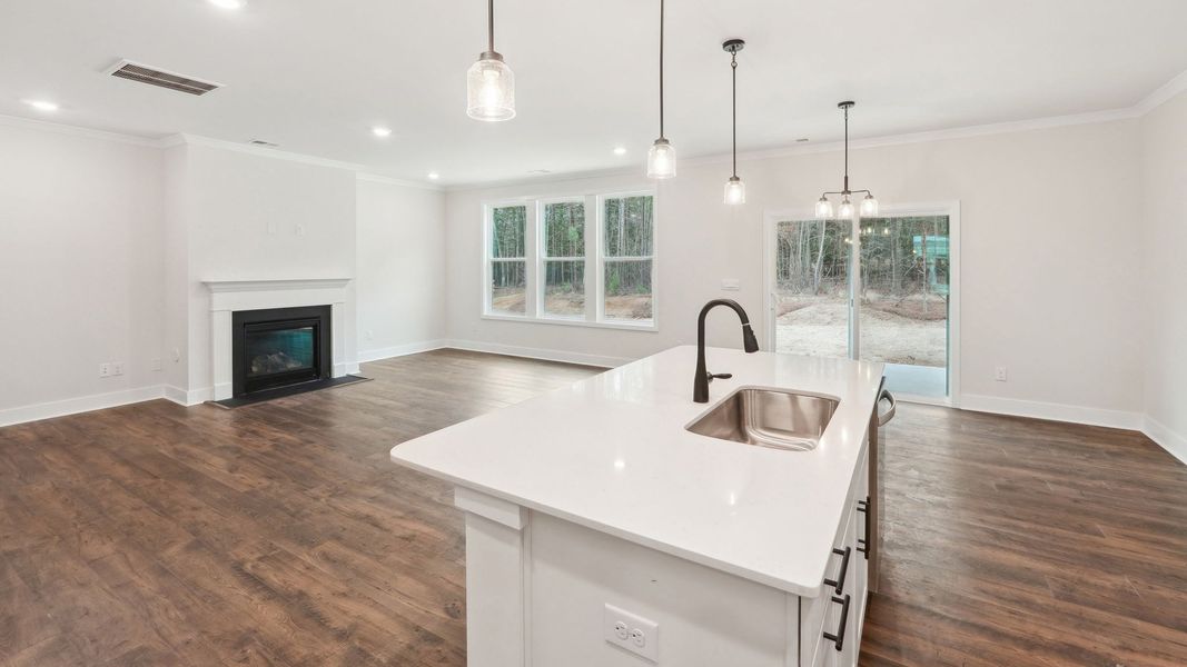 Furnished interior view inside a new home in Westport, York (Image 8).