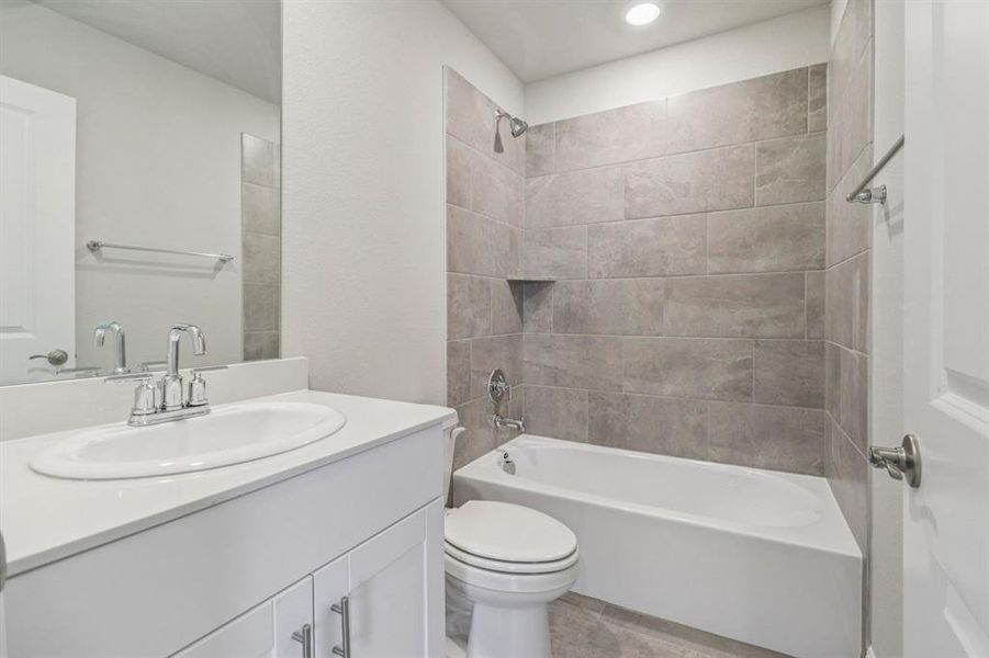 Photo is not of the actual home, but is an inspirational photo of builder’s model home and may depict options, furnishings, and/or decorator features that are not included.