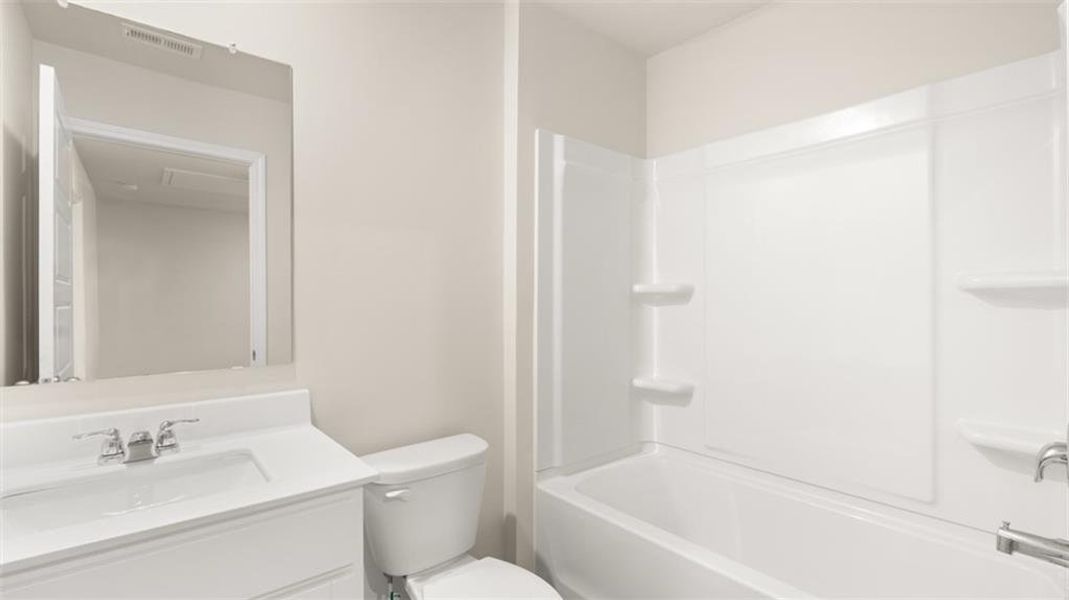 Furnished interior view inside a new home in The Gables at Agricultural Village, Perry (Image 7).