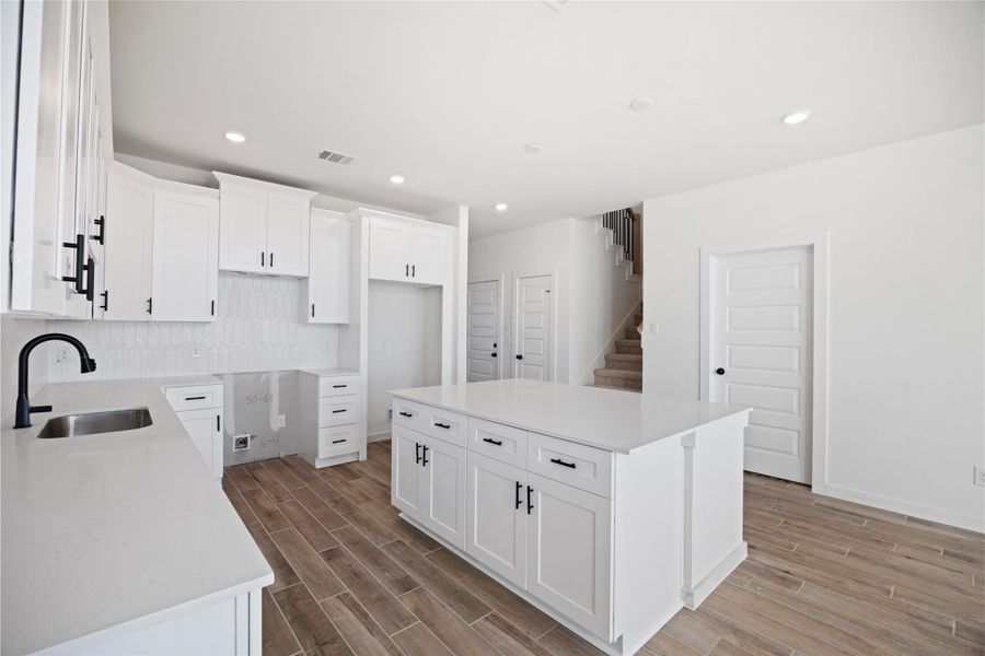 Furnished interior view inside a new home in , Manvel (Image 12).