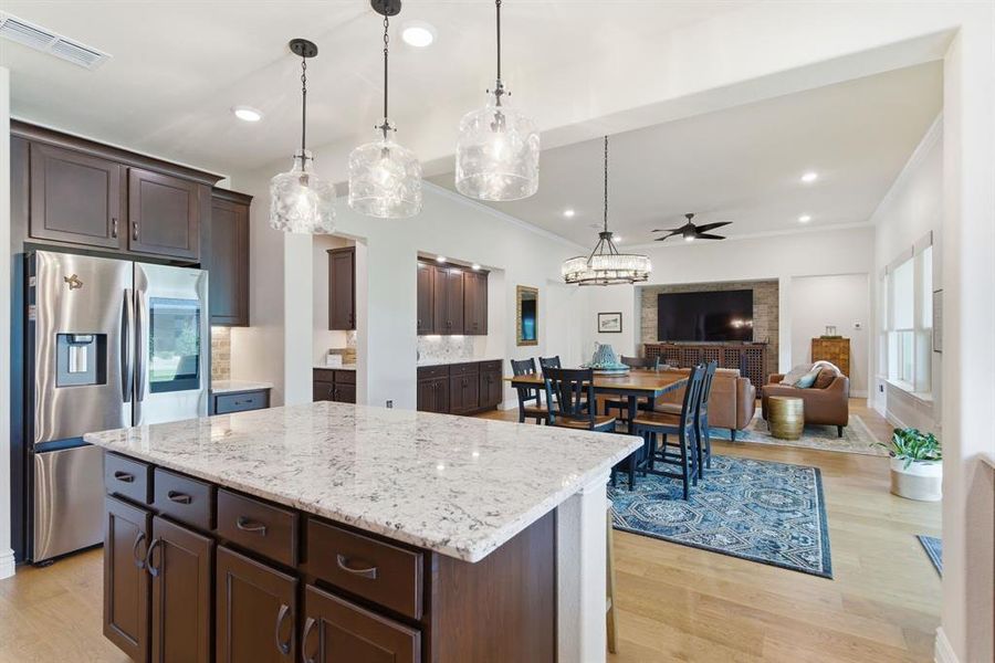 Furnished interior view inside a new home in , Denton (Image 13).