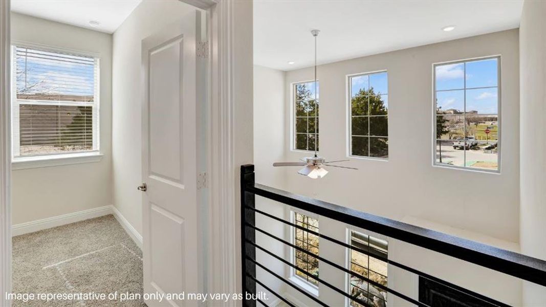 Furnished interior view inside a new home in The Avenue, Allen (Image 6). Furnished interior view inside a new home in The Avenue, Allen (Image 6).