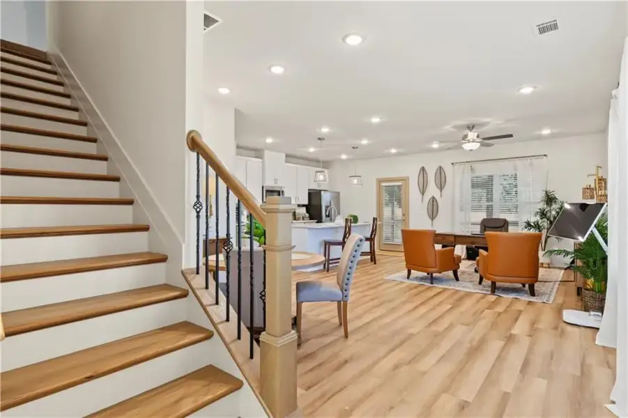Furnished interior view inside a new home in , Norcross (Image 6).