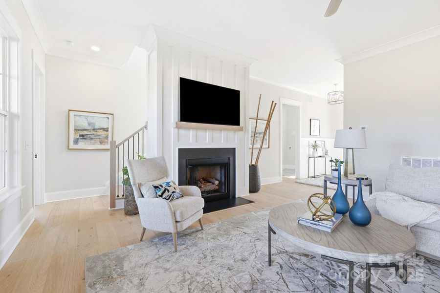 Furnished interior view inside a new home in , Lexington (Image 34).