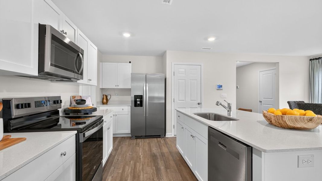 Furnished interior view inside a new home in Chandler Pointe, Rural Hall (Image 15).