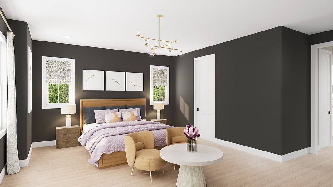 Representative furnished interior of a home built from the Marquis by Tri Pointe Homes in Ascend, Charlotte (Image 8).