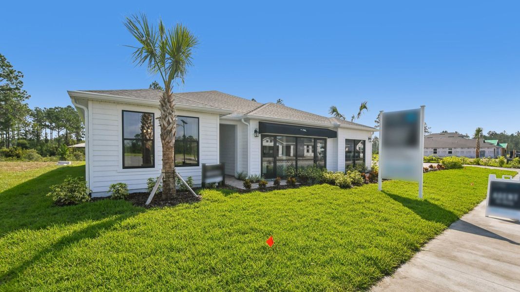Exterior details and patio area of a home in Ardisia Park, New Smyrna Beach (Image 22). Exterior details and patio area of a home in Ardisia Park, New Smyrna Beach (Image 22).