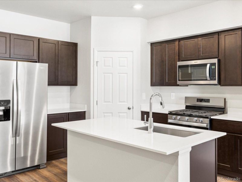 Furnished interior view inside a new home in Poudre Heights: The Meadow Collection, Windsor (Image 12).