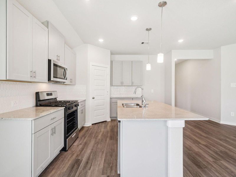 Photo is not of the actual home, but is an inspirational photo of builder’s model home and may depict options, furnishings, and/or decorator features that are not included