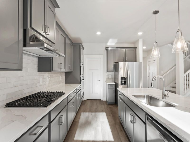 Furnished interior view inside a new home in Cedar Shoals - Signature Collection, Piedmont (Image 4).