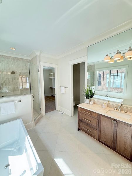 Furnished interior view inside a new home in , Charlotte (Image 10).