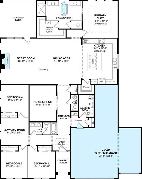 The Frankfurt floor plan by K. Hovnanian Homes. 1st Floor Shown. *Prices, plans, dimensions, features, specifications, materials, and availability of homes or communities are subject to change without notice or obligation.