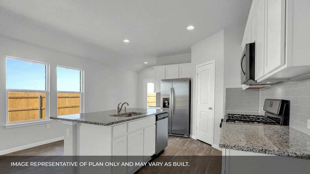 Furnished interior view inside a new home in Southgrove, Kyle (Image 8).