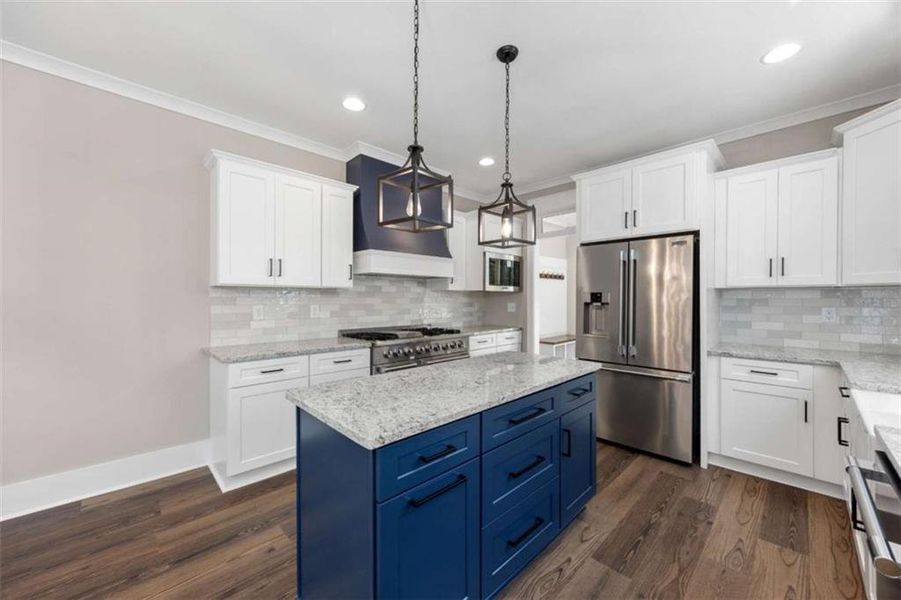 Furnished interior view inside a new home in , Monroe (Image 9).