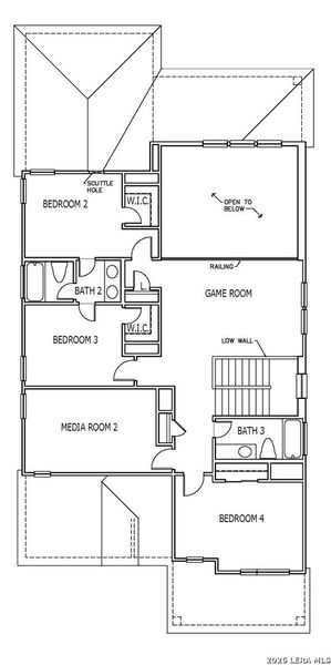 2D floor plan layout of this home in Mayfair, New Braunfels, TX (Image 2). 2D floor plan layout of this home in Mayfair, New Braunfels, TX (Image 2).
