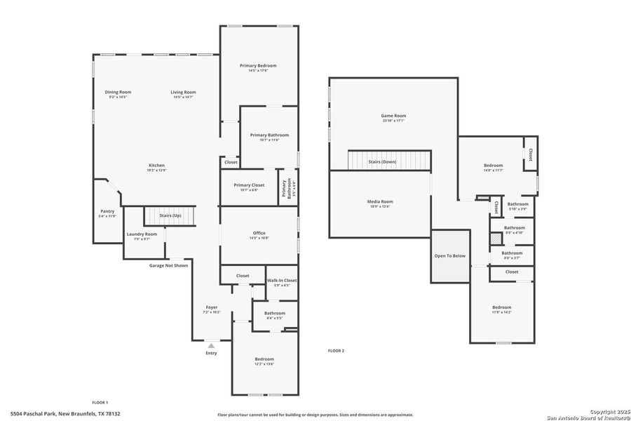 2D floor plan layout of this home in , New Braunfels, TX (Image 3). 2D floor plan layout of this home in , New Braunfels, TX (Image 3).