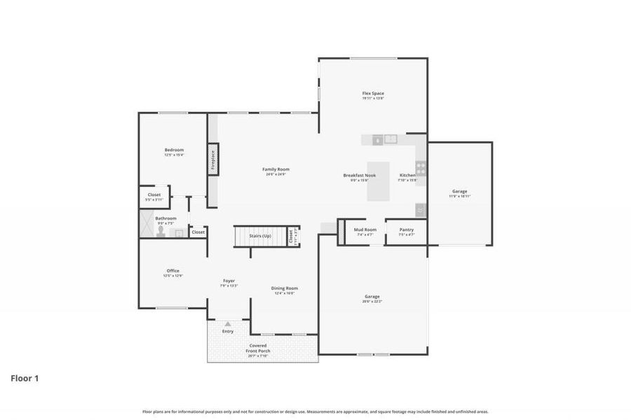 2D floor plan layout of this home in White Post on Lake Lanier, Gainesville, GA (Image 6).