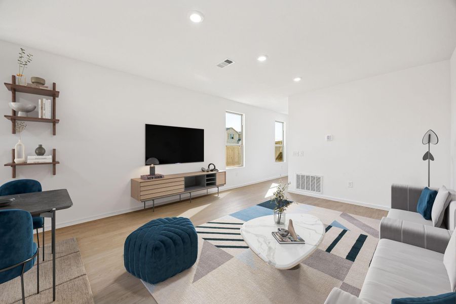 Furnished interior view inside a new home in Crosby Farms, Crosby (Image 11).