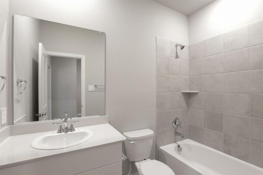 Furnished interior view inside a new home in Parks at Foster Crossing - Premier Series, Anna (Image 15). Furnished interior view inside a new home in Parks at Foster Crossing - Premier Series, Anna (Image 15).