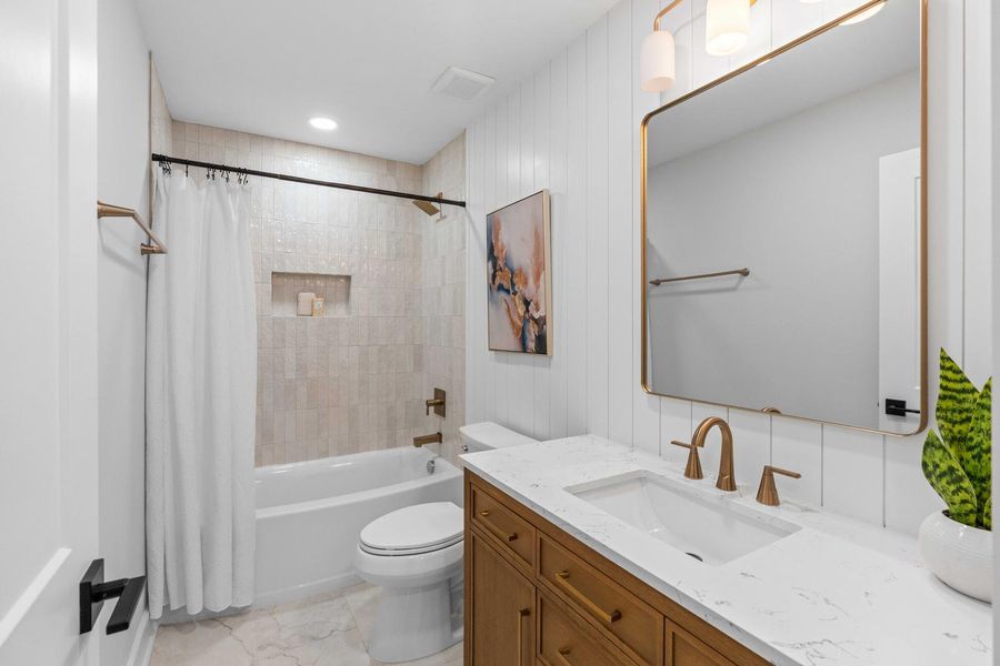 Furnished interior view inside a new home in , Charleston (Image 12).