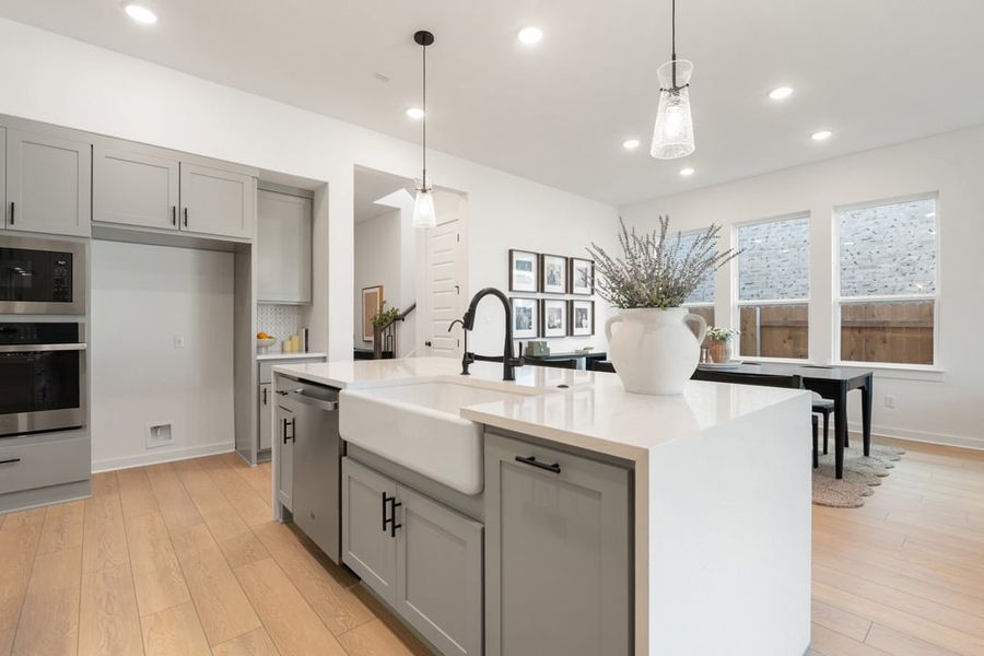 Furnished interior view inside a new home in Arbor Collection at Lariat, Liberty Hill (Image 14).