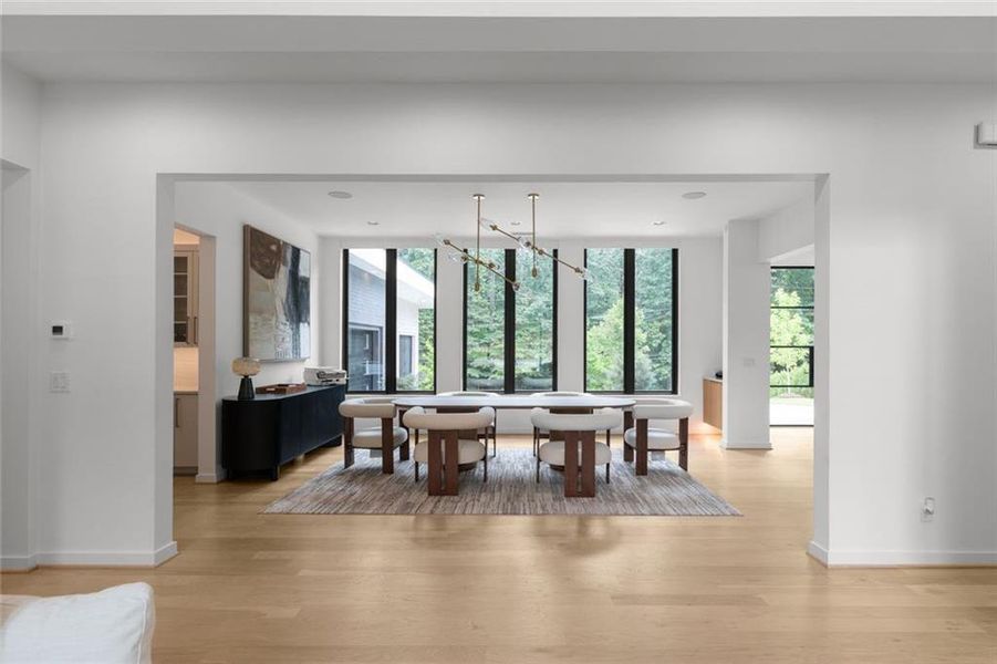 Furnished interior view inside a new home in , Atlanta (Image 51).