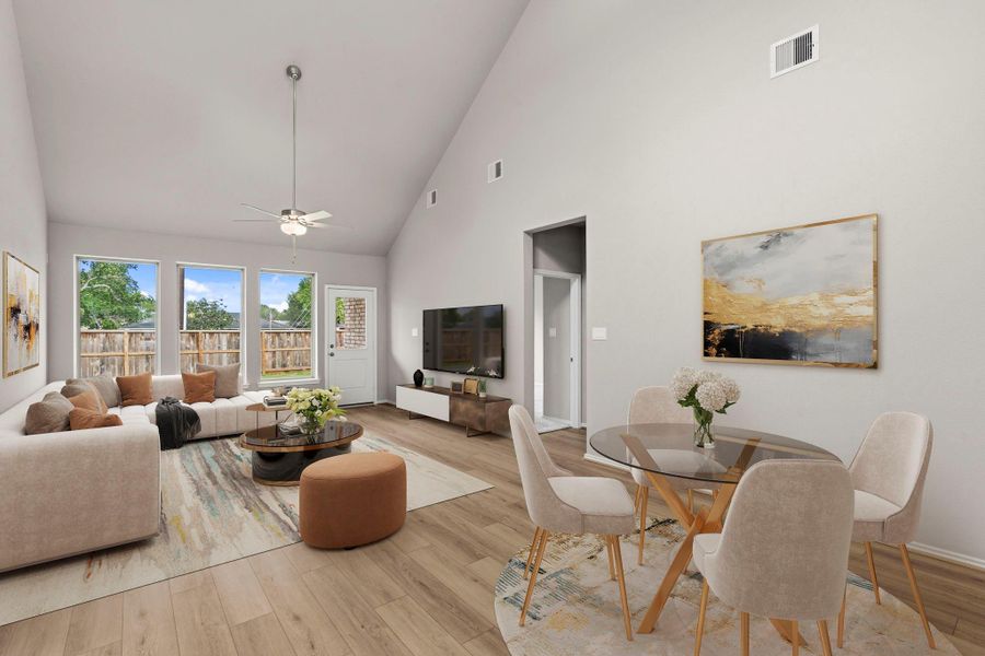 Furnished interior view inside a new home in Candela, Richmond (Image 9). Furnished interior view inside a new home in Candela, Richmond (Image 9).