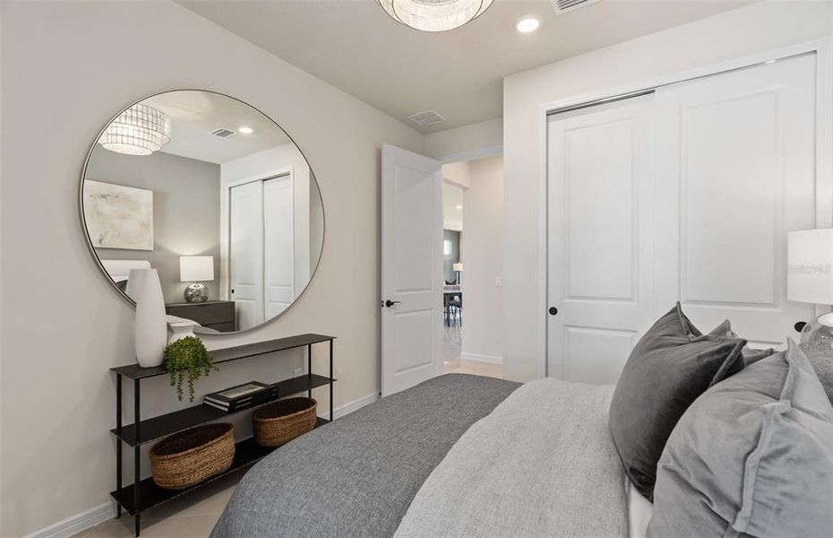 Furnished interior view inside a new home in Del Webb at Viera, Melbourne (Image 22).