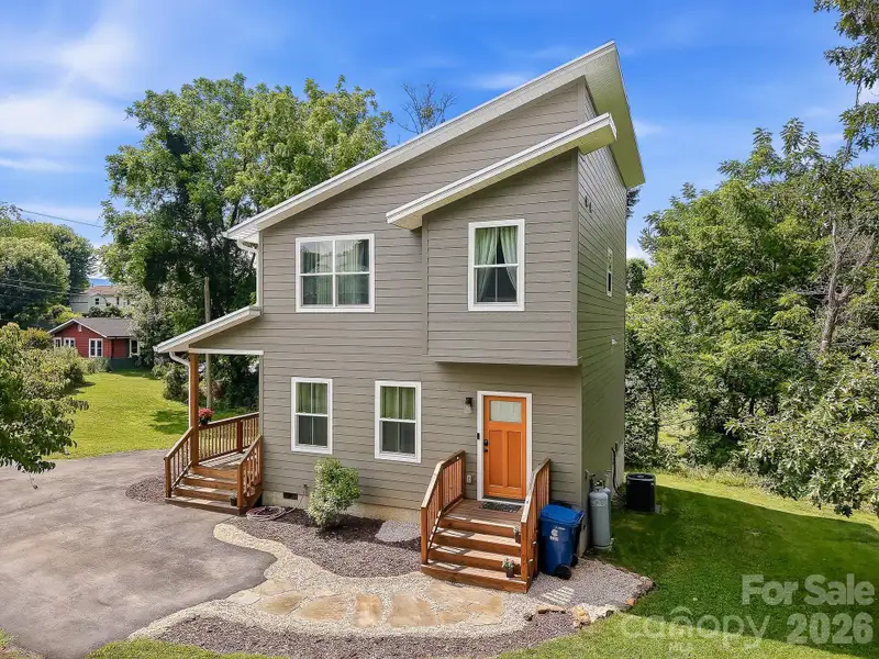 Exterior details and patio area of a home in , Canton (Image 23).
