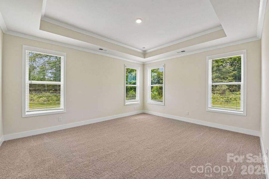 Spacious, unfurnished interior of a new home in Sanctuary at Southgate, Indian Trail (Image 28).