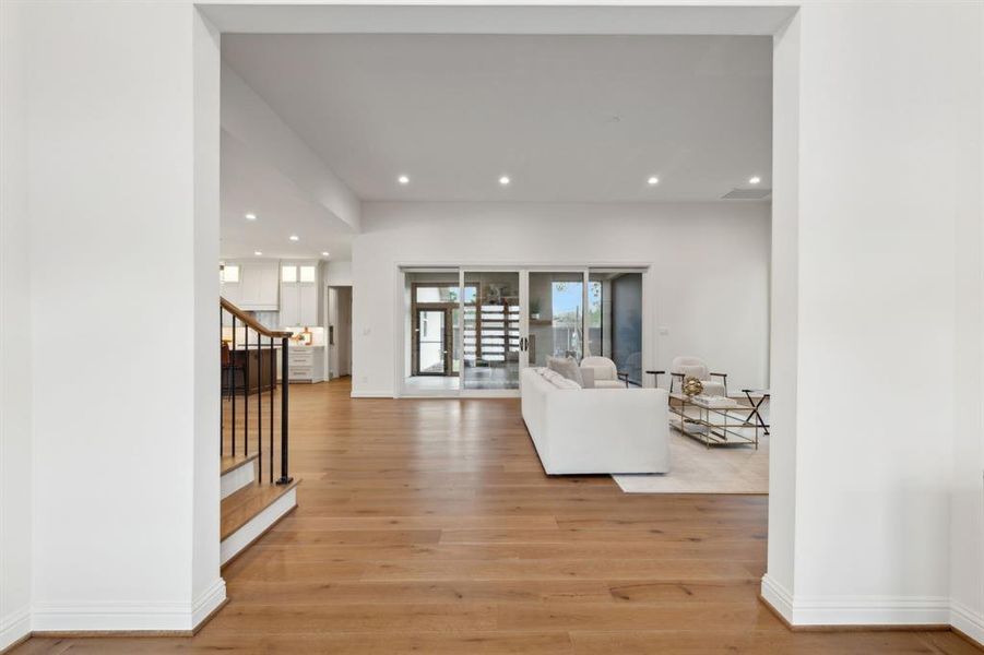 Furnished interior view inside a new home in , Dallas (Image 26).