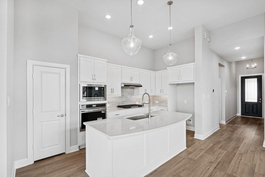 Furnished interior view inside a new home in Grange 45' Homesites, Katy (Image 6).