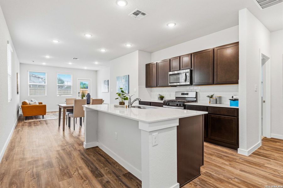 Furnished interior view inside a new home in , San Antonio (Image 10).
