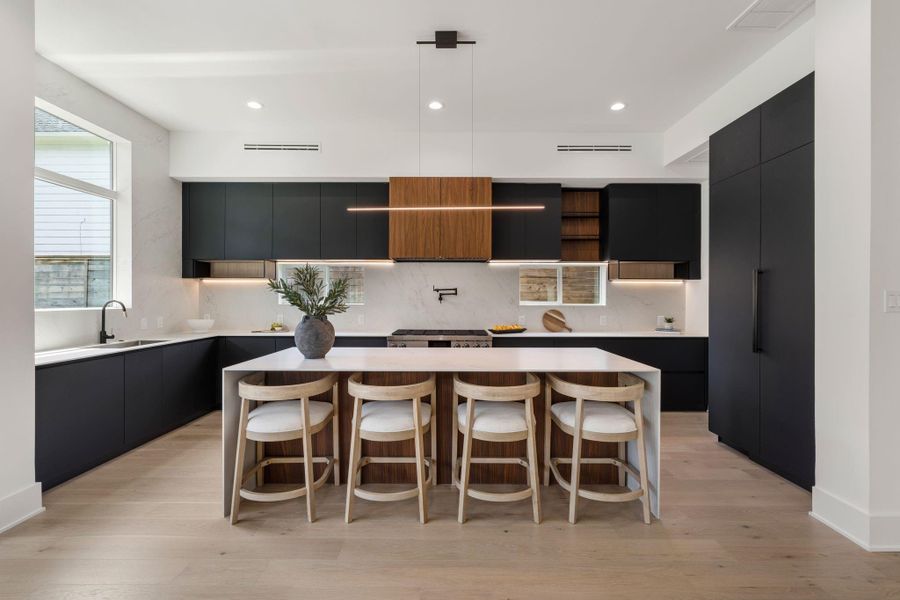 Furnished interior view inside a new home in , Houston (Image 38).