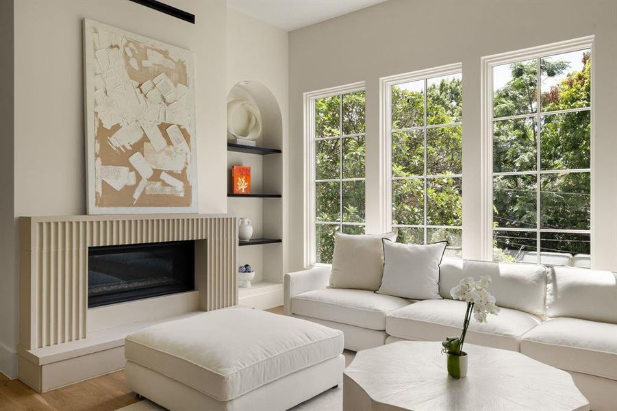 Furnished interior view inside a new home in , Dallas (Image 17).