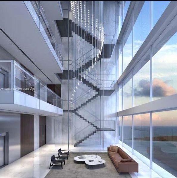 Display of 3 levels of amenities