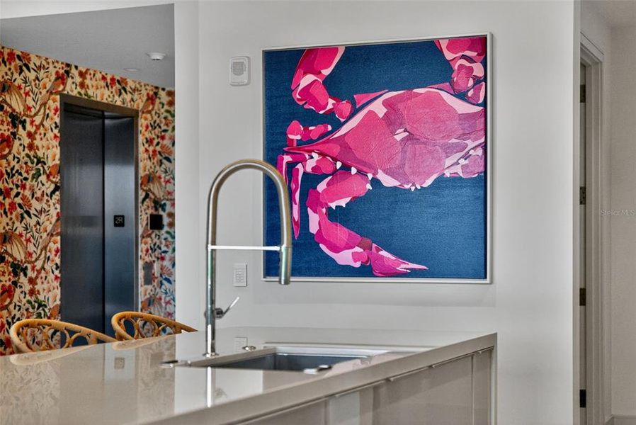 Furnished interior view inside a new home in , Longboat Key (Image 42).