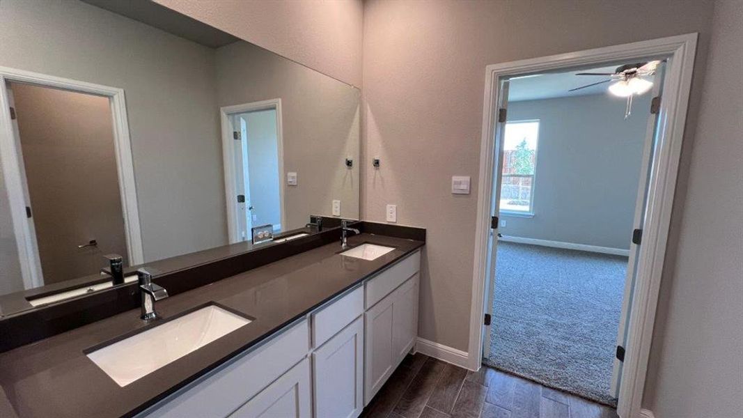 Furnished interior view inside a new home in Bluestem, Rhome (Image 8).
