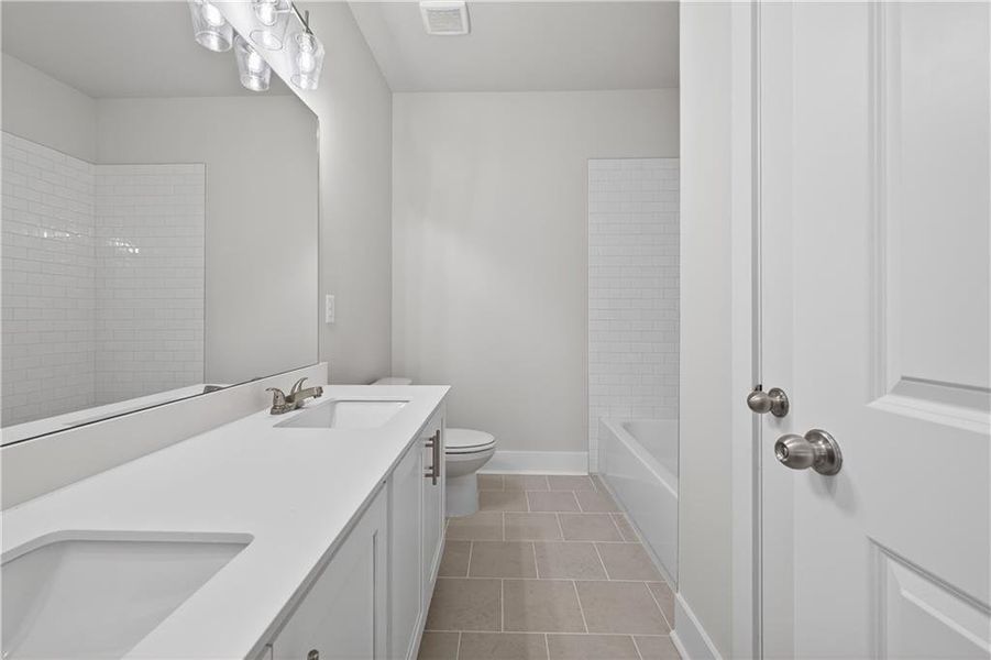 Furnished interior view inside a new home in , Cumming (Image 11).