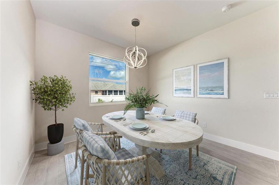 Furnished interior view inside a new home in , Venice (Image 11).