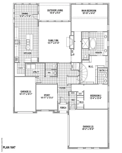 Plan 1647 1st Floor