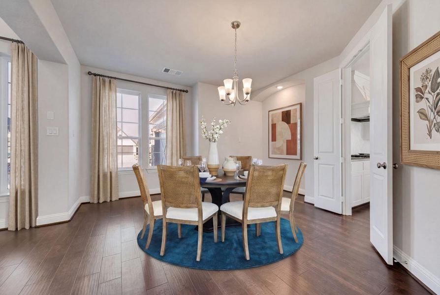 Furnished interior view inside a new home in Somercrest, Midlothian (Image 7).
