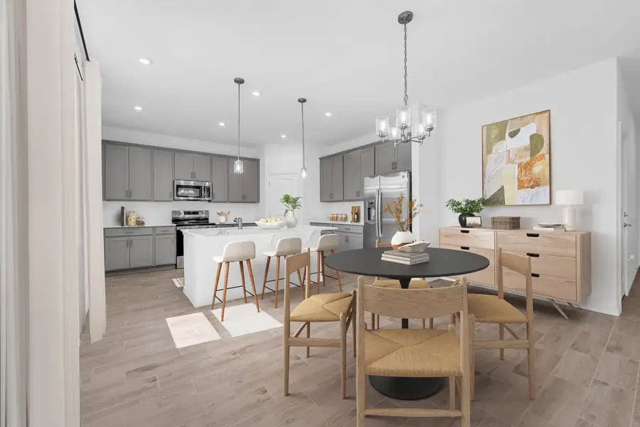 Representative furnished interior of a home built from the The Linden by Stanley Martin Homes in Pine Grove Reserve, St. Cloud (Image 3).