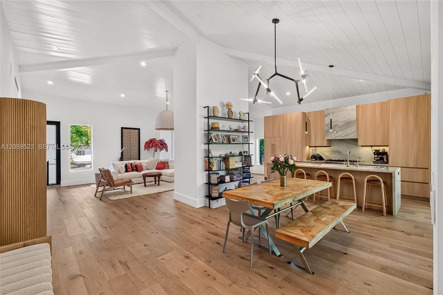 Furnished interior view inside a new home in , Miami (Image 12).