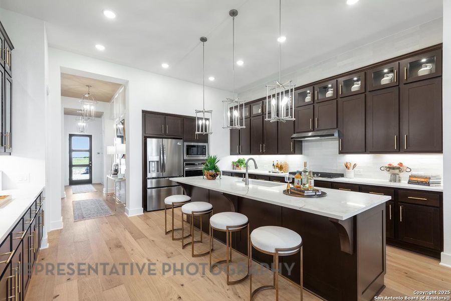 Furnished interior view inside a new home in Mont Blanc, Schertz (Image 30).