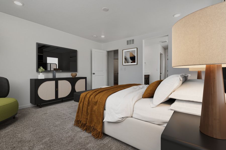 Furnished interior view inside a new home in Sterling Ranch Ascent Village, Littleton (Image 21).