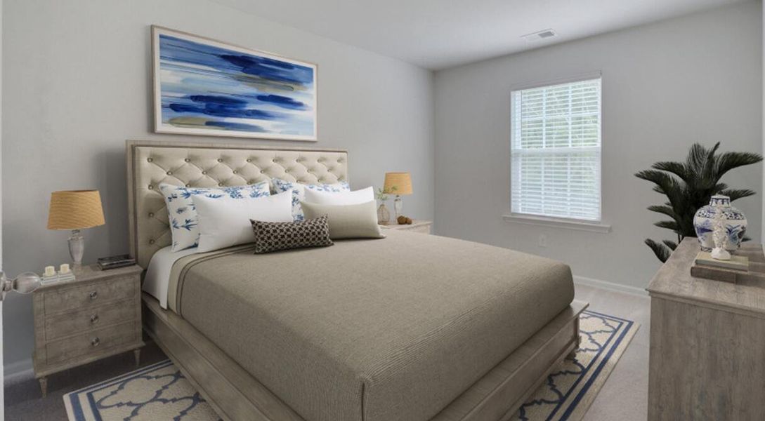 Furnished interior view inside a new home in Limehouse Farms, Summerville (Image 8).