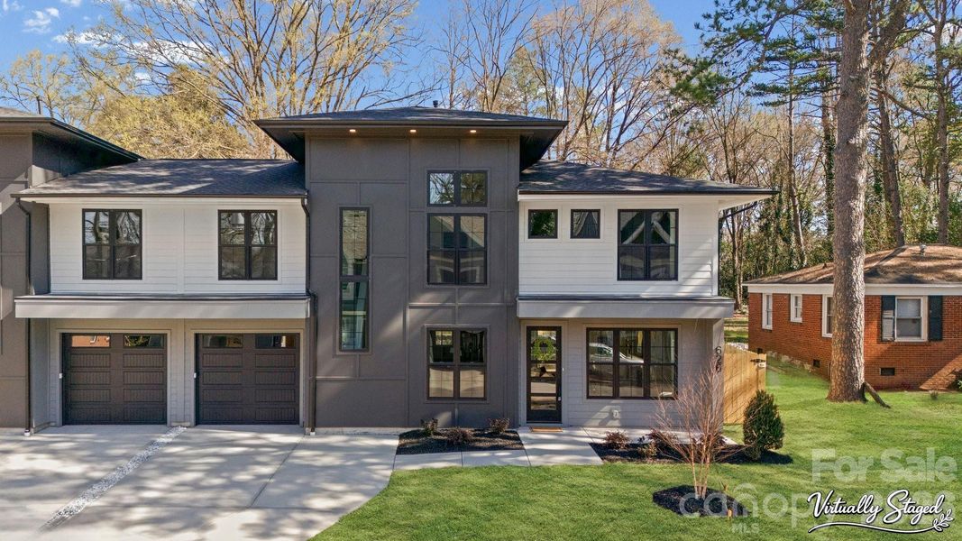 Front exterior of a new home in , Charlotte, NC, highlighting curb appeal (Image 25).