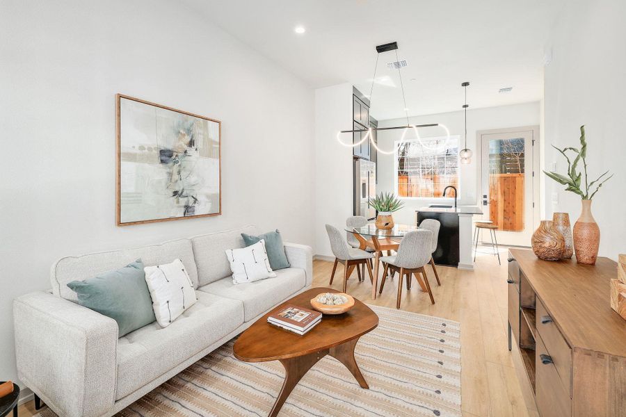 Furnished interior view inside a new home in , Austin (Image 6).