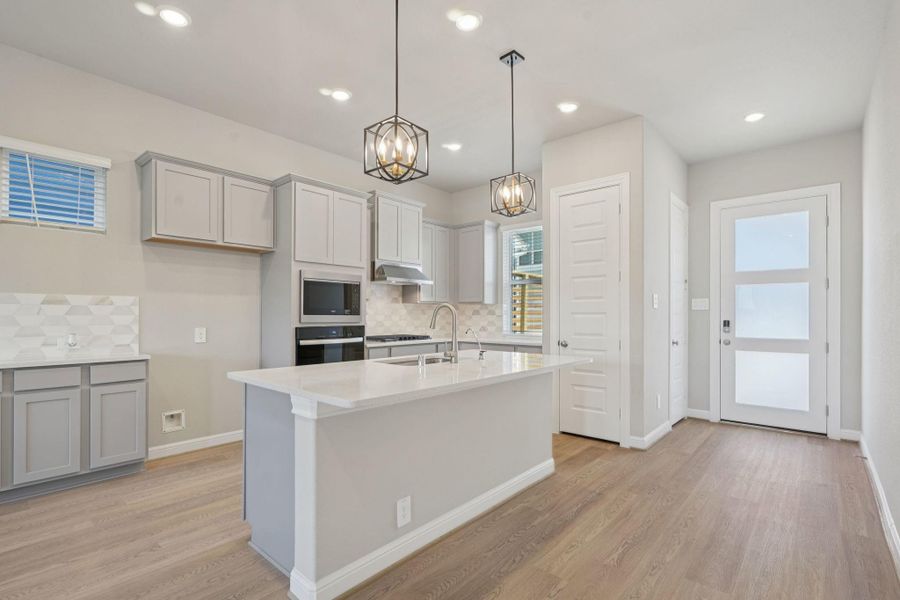 Furnished interior view inside a new home in Kemah Crossing - Luxe Series, Kemah (Image 18).